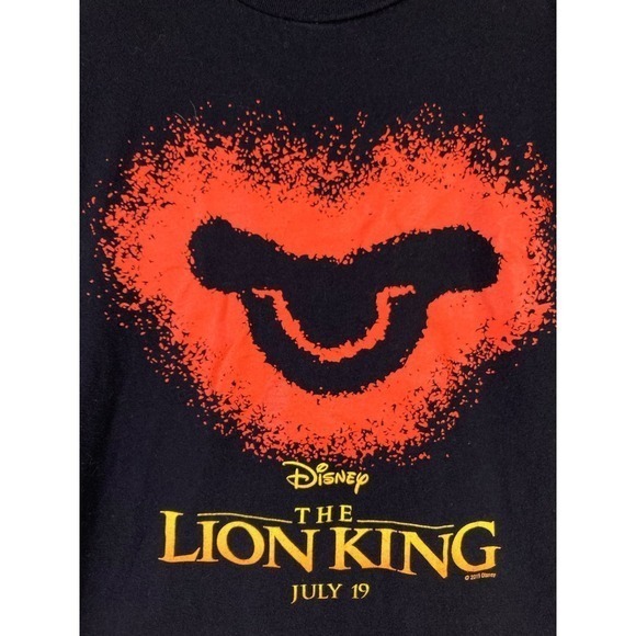 Lion King 2019 Live Action T-Shirt Men's L Black Disney Movie Graphic - Picture 4 of 8